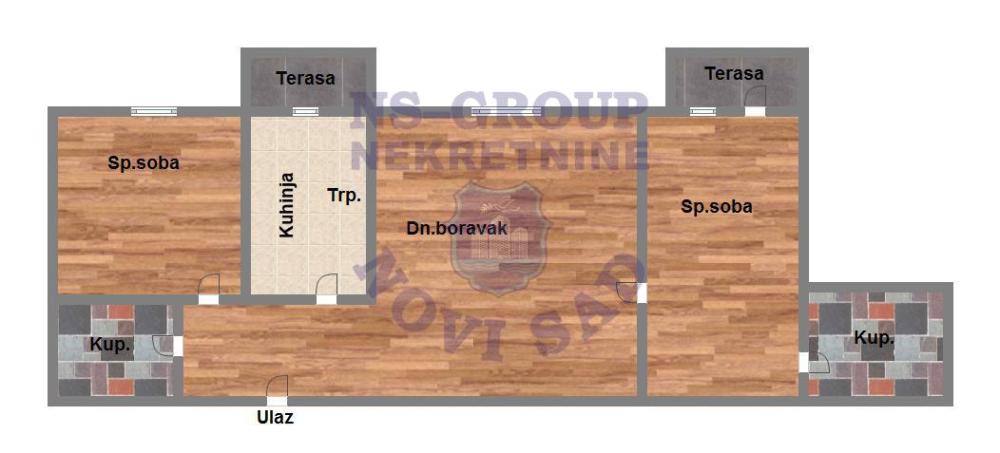 Slika 0 - Mise Dimitrijevića, Trosoban stan na prodaju, 75m2, 257.500€