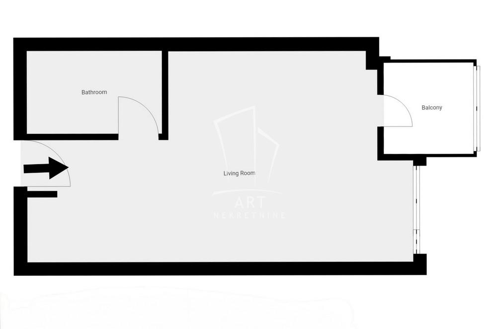 Slika 1 - Jurija Gagarina,  Stan na prodaju, 29m2, 148.000€