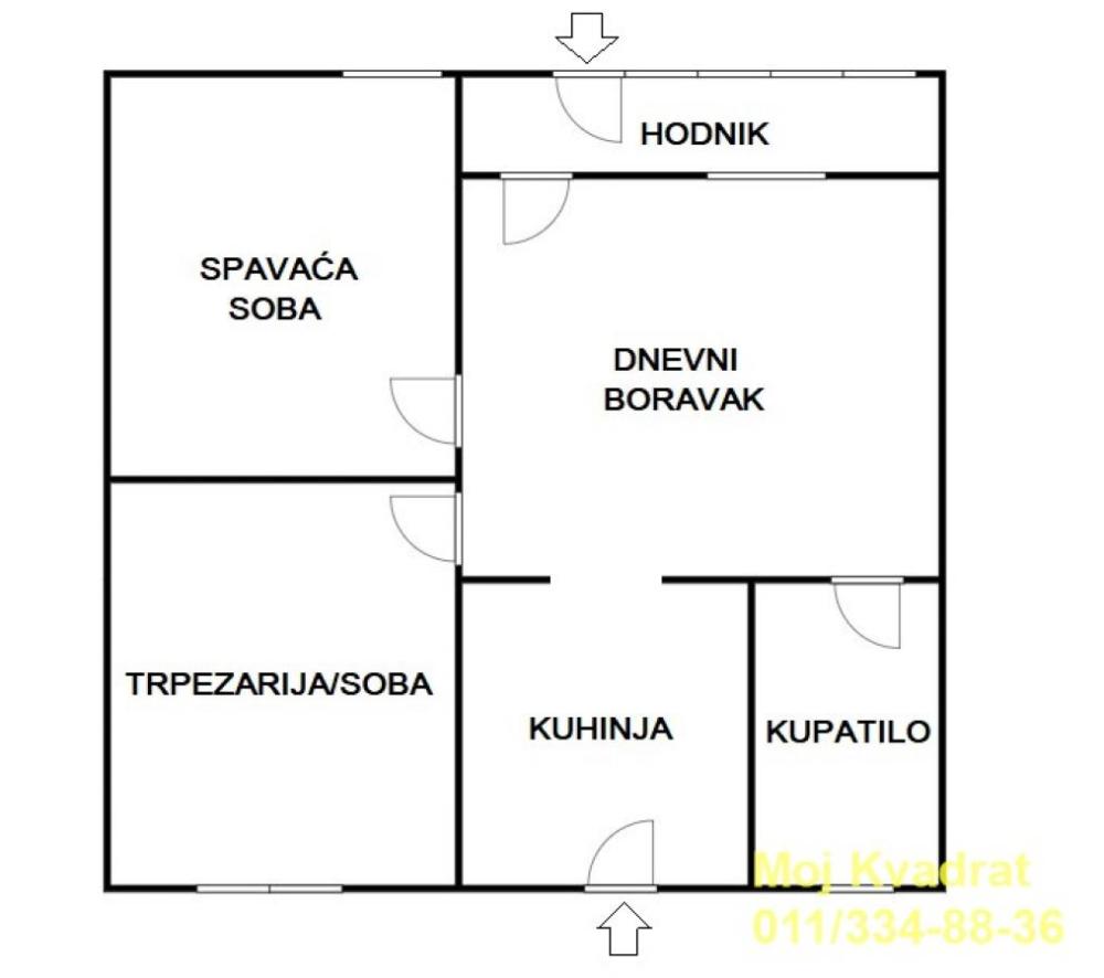 Slika 11 - Trosoban stan na prodaju, 56m2, 151.000€