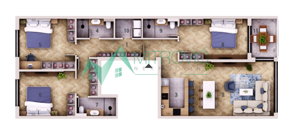 Glavna slika -Četvorosoban stan na prodaju, 111m2, 352.450€