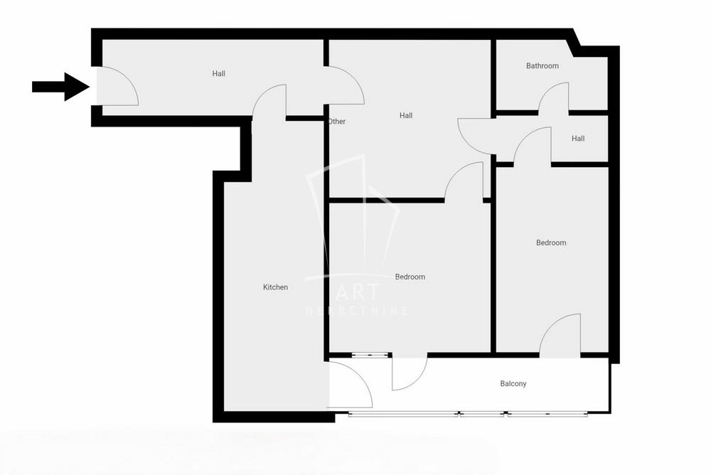 Slika 1 - Otona Župančiča, Dvoiposoban stan na prodaju, 68m2, 260.000€