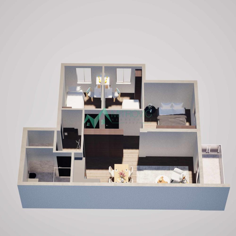 Slika 2 - Troiposoban stan na prodaju, 62m2, 108.755€