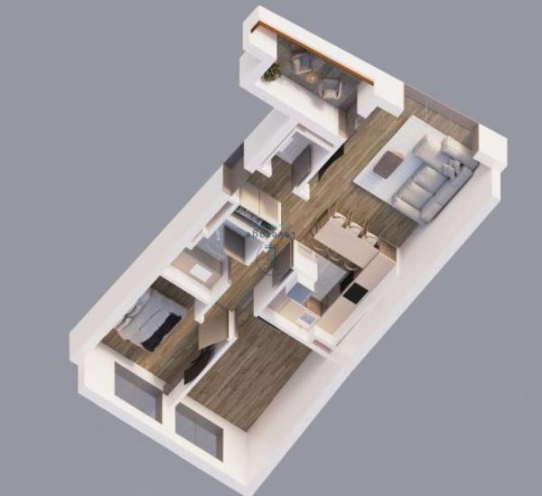 Slika 1 - Karpoševa, Dvoiposoban stan na prodaju, 67m2, 237.650€