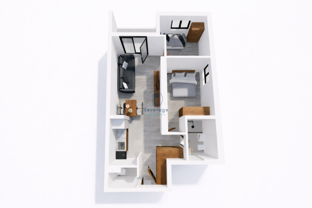 Slika 2 - Dvoiposoban stan na prodaju, 54m2, 177.123€