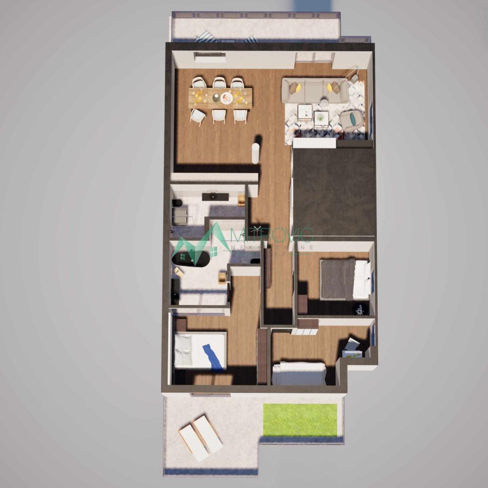 Glavna slika -Četvorosoban stan na prodaju, 90m2, 172.086€