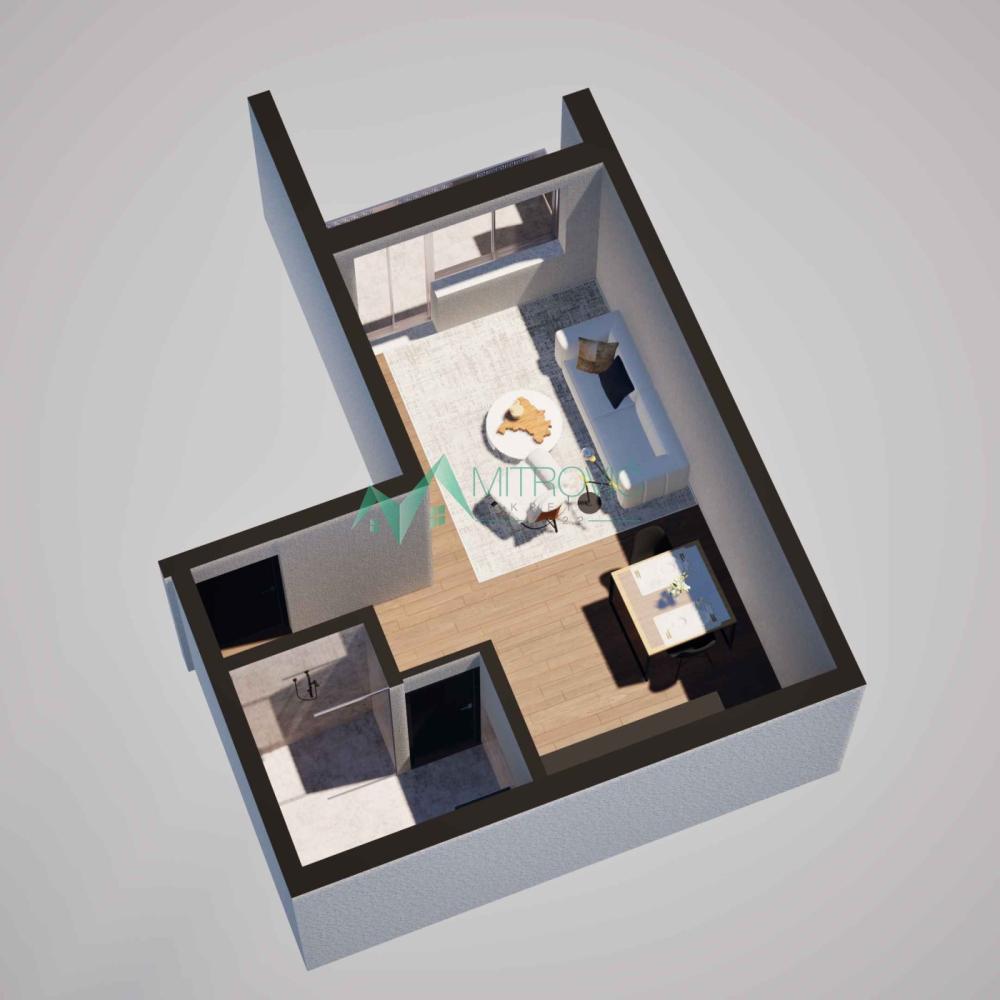 Slika 1 - Jednosoban stan na prodaju, 26m2, 39.737€