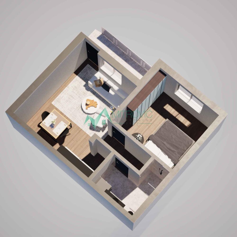 Slika 1 - Stan na prodaju, 32m2, 49.800€
