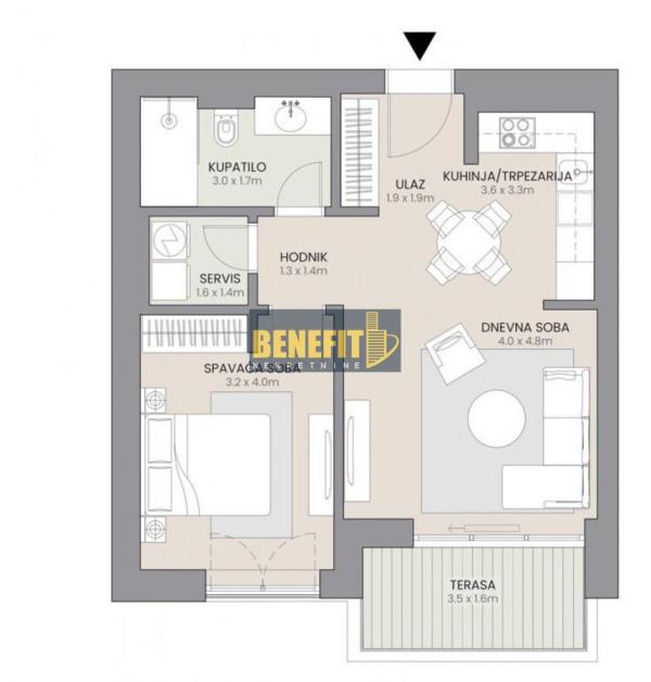 Slika 9 - Dvosoban stan na prodaju, 53m2, 275.000€