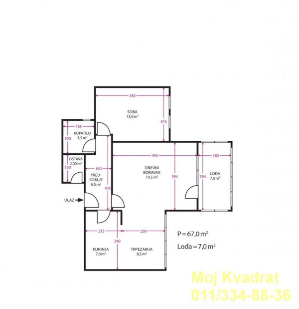 Slika 11 - Dvosoban stan na prodaju, 65m2, 239.000€