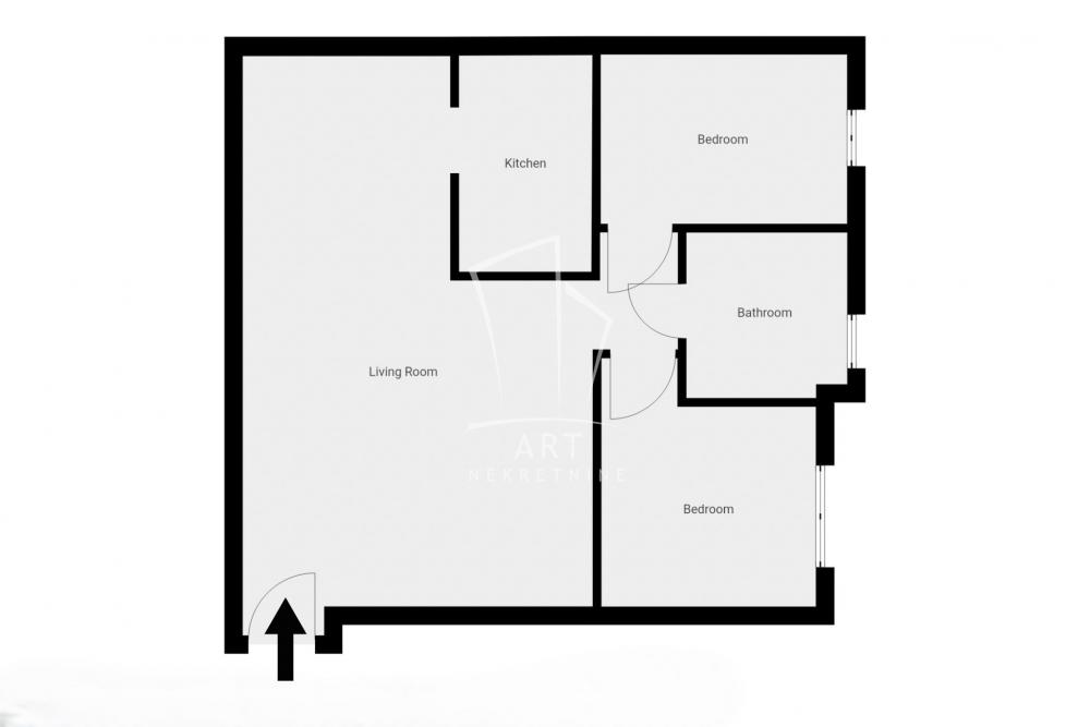 Slika 1 - Solunskih Boraca, Trosoban stan na prodaju, 54m2, 179.000€