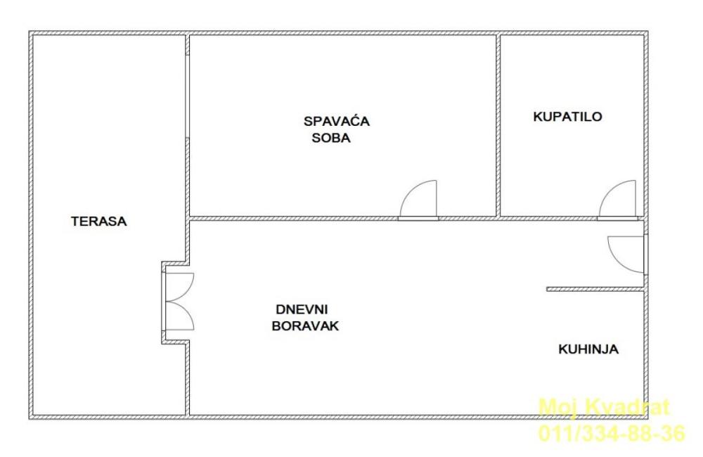 Slika 7 - Jednoiposoban stan na prodaju, 42m2, 170.000€