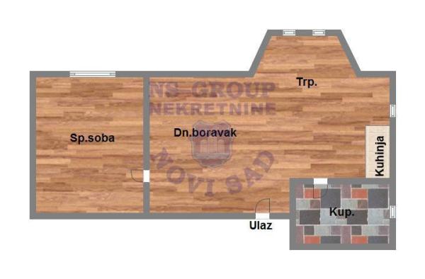 Slika 6 -  Stan na prodaju,  43 m2