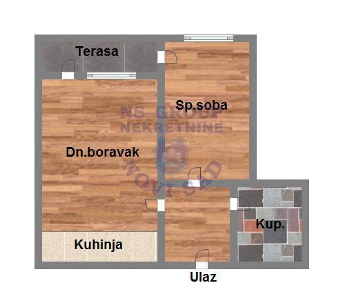 Slika 0 - Dvosoban stan na prodaju,  42m2, 105.000€