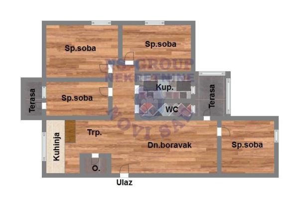 Slika 2 - Petosoban stan na prodaju, 79 m2, 170.000€
