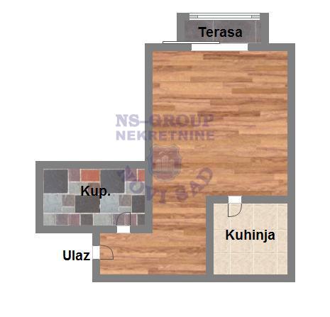 Slika 0 - Jednosoban stan na prodaju,  28m2, 112.270€