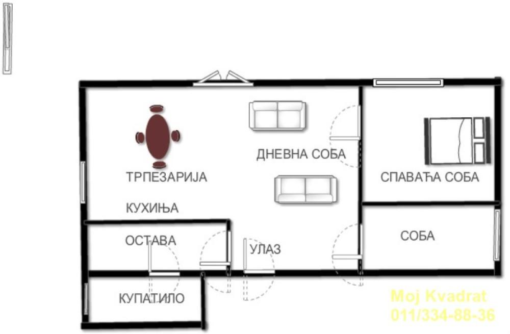 Slika 10 - Dvosoban stan na prodaju, 46m2, 125.000€