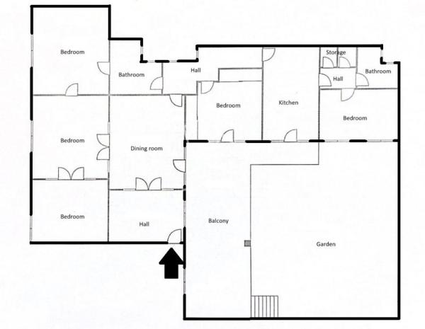 Slika 1 - Dositejeva, Šestosoban stan na prodaju, 174m2, 970.000€