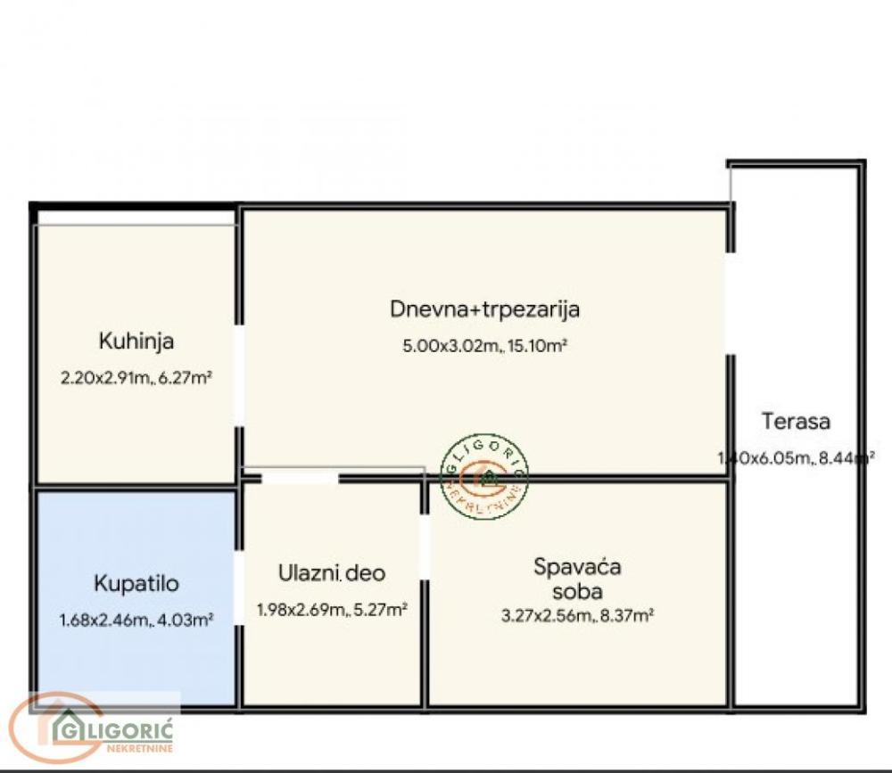 Glavna slika -Torlačka, Dvosoban stan na prodaju, 47m2, 144.990€