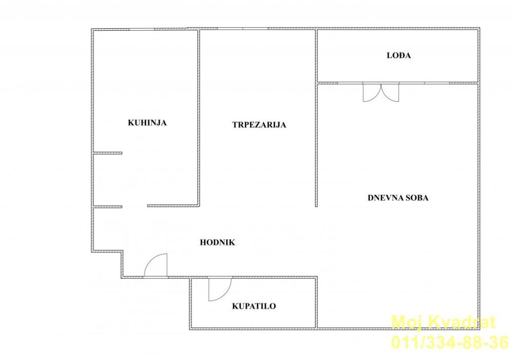 Slika 10 - Jednosoban stan na prodaju, 44m2, 199.000€