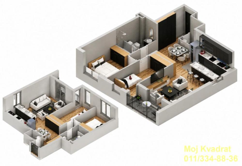 Slika 8 - Dvoiposoban stan na prodaju, 65m2, 262.600€