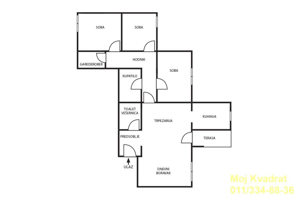 Slika 11 - Troiposoban stan na prodaju, 86m2, 315.000€