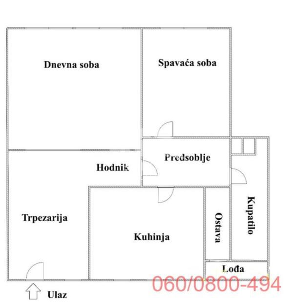Slika 9 - Omladinskih brigada, Dvosoban stan na prodaju, 60m2, 250.000€