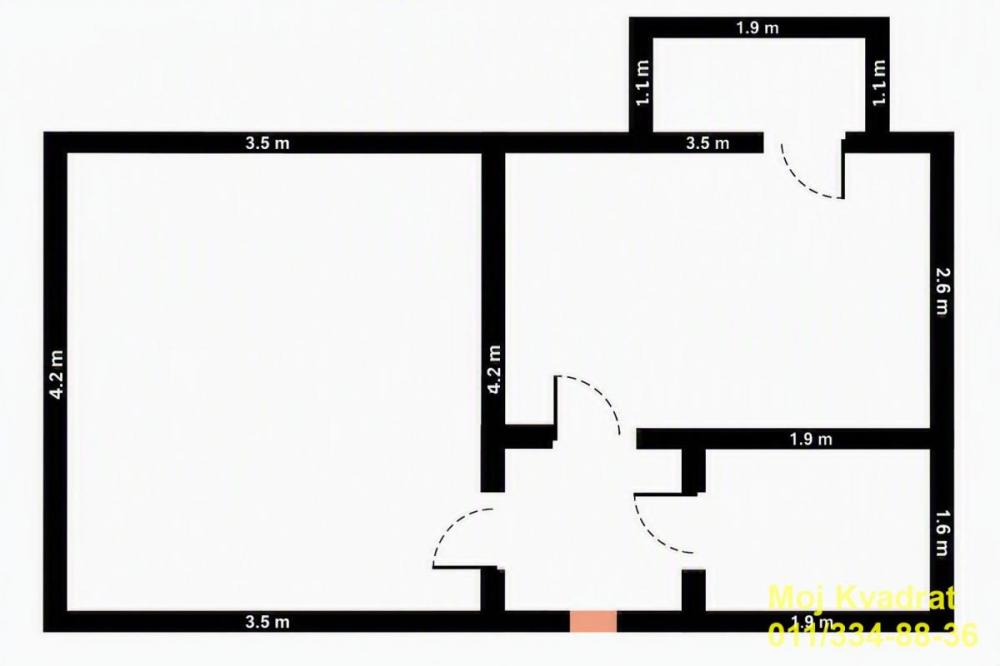 Slika 9 - Jednosoban stan na prodaju, 30m2, 128.000€