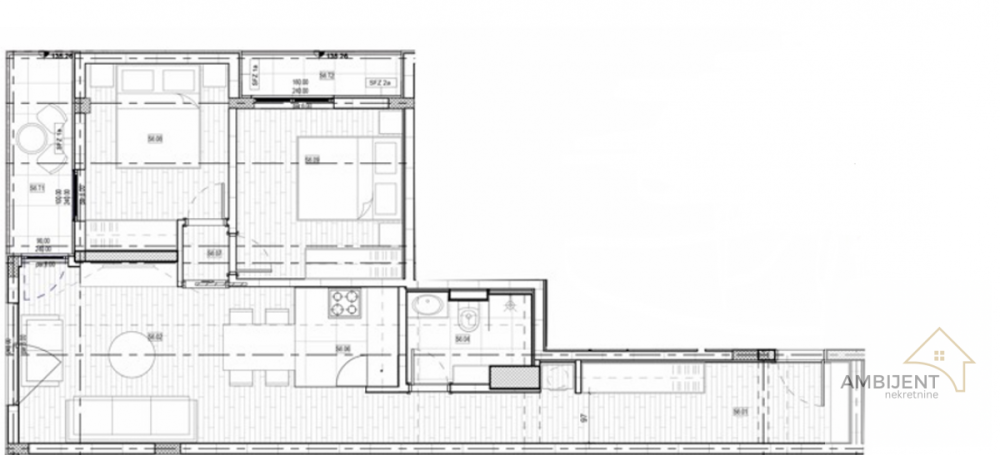 Slika 1 - Trosoban stan na prodaju, 70m2, 240.924€