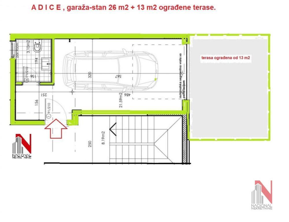 Glavna slika -NOVA 34, Jednosoban stan na prodaju, 26m2, 56.500€