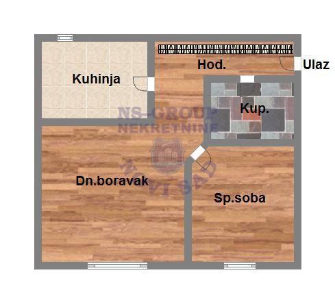 Glavna slika -Dvosoban stan na prodaju, 39m2, 144.200€