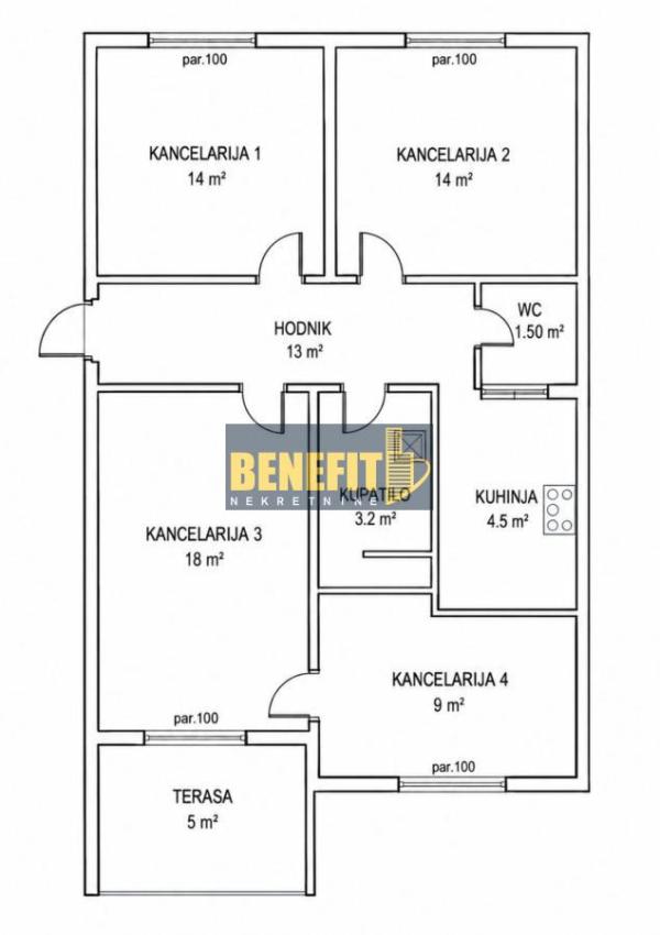 Slika 10 -  Lokal za izdavanje, 82m2, 1.000€
