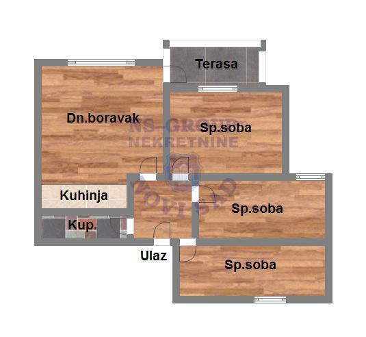 Slika 10 - Četvorosoban stan na prodaju,  75m2, 189.300€