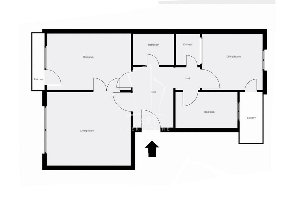 Slika 1 - Mutapova, Dvoiposoban stan na prodaju, 64m2, 289.000€