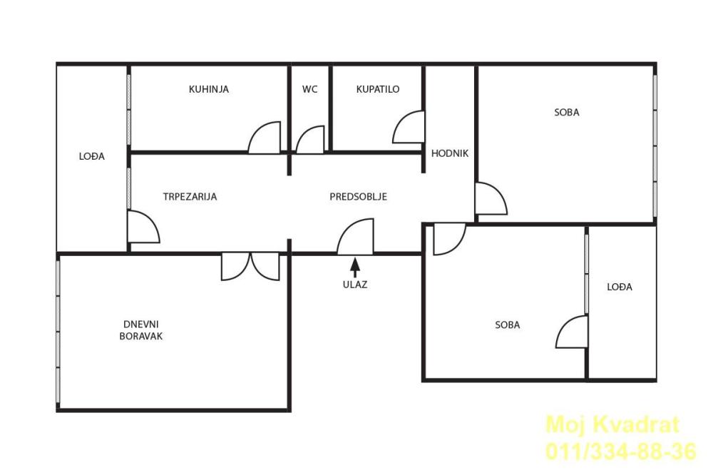 Slika 11 - Trosoban stan na prodaju, 95m2, 237.000€