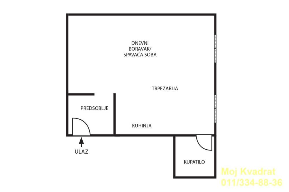 Slika 8 - Jednosoban stan na prodaju, 27m2, 148.000€