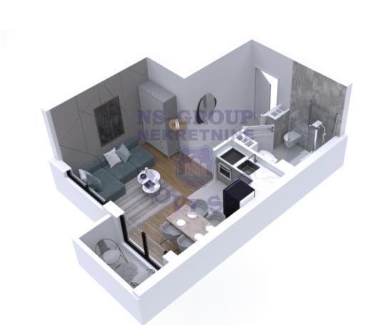 Glavna slika -Jednosoban stan na prodaju, 27m2, 85.280€