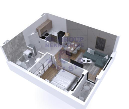 Glavna slika -Dvosoban stan na prodaju, 40m2, 122.430€