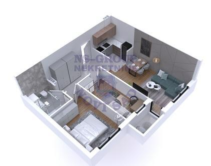 Glavna slika -Dvoiposoban stan na prodaju, 54m2, 163.580€