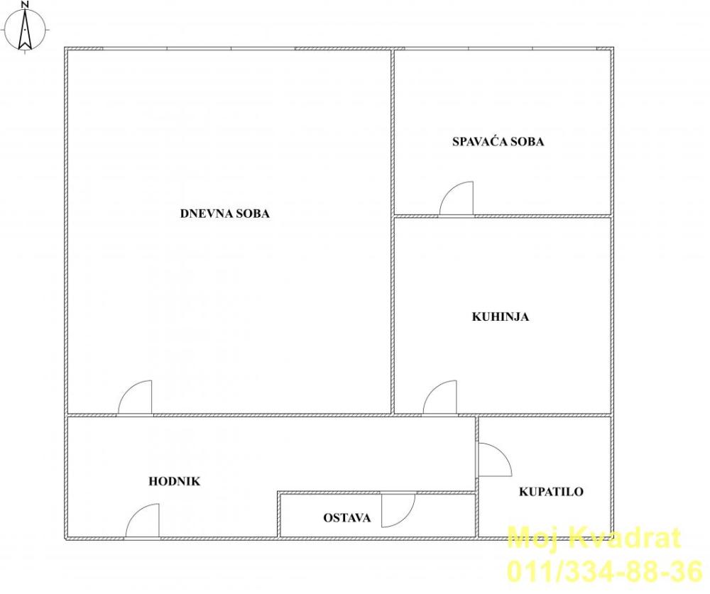 Slika 5 - Jednoiposoban stan na prodaju, 43m2, 190.000€