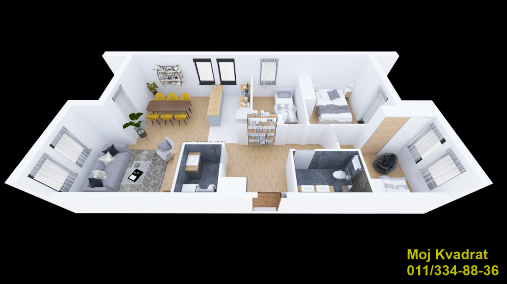 Slika 1 - Četvorosoban stan na prodaju, 85m2, 211.850€
