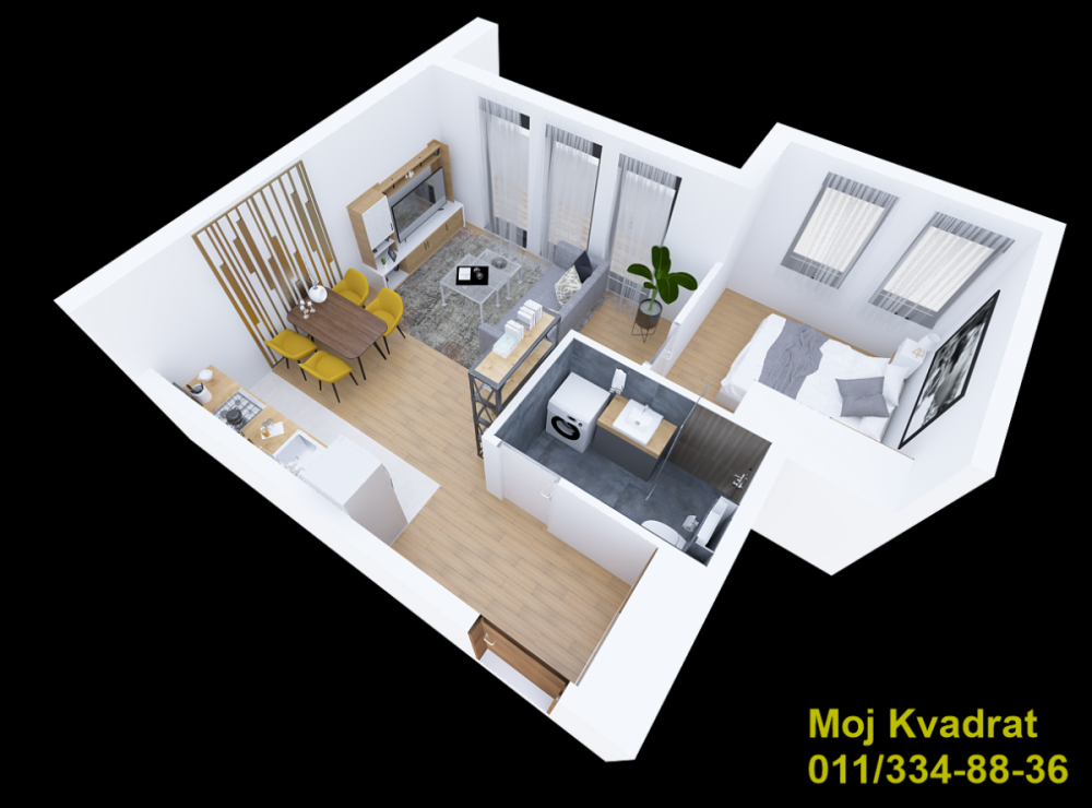 Slika 1 - Jednoiposoban stan na prodaju, 47m2, 116.775€