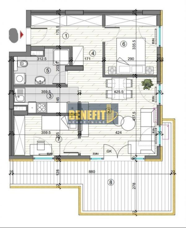 Glavna slika -Trosoban stan na prodaju, 76m2, 245.000€
