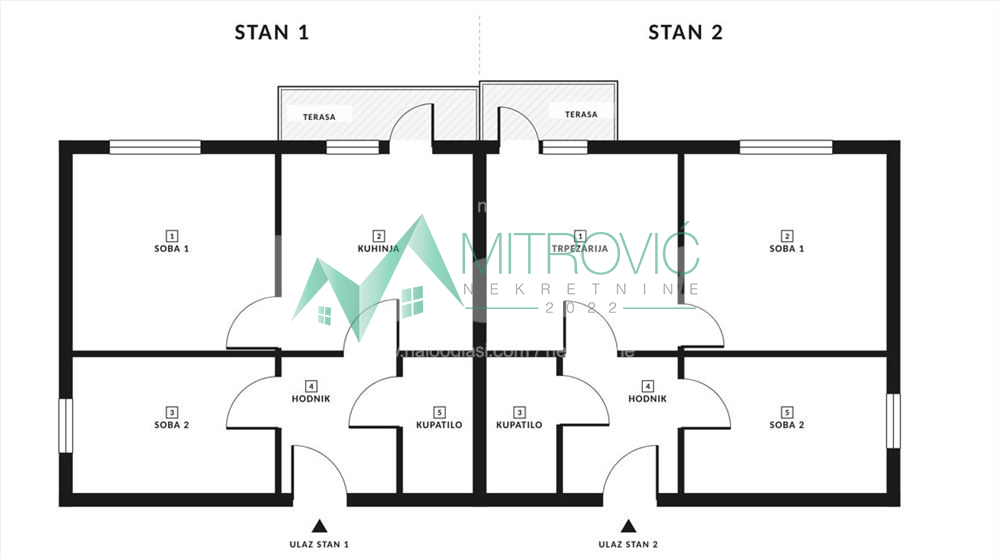 Slika 1 - Trosoban stan na prodaju, 92m2, 273.000€