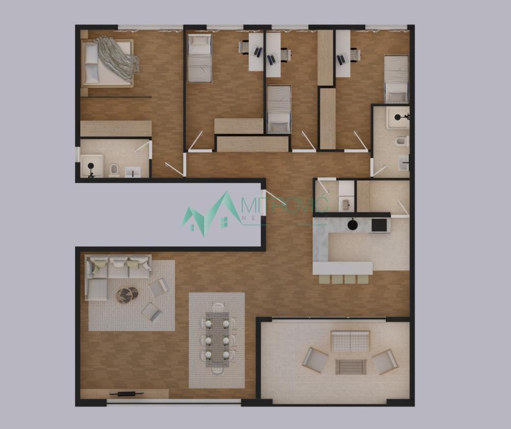 Slika 1 - Petosoban stan na prodaju, 147m2, 299.800€