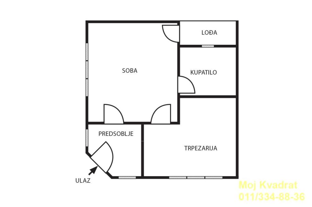 Slika 8 - Jednosoban stan na prodaju, 30m2, 150.000€