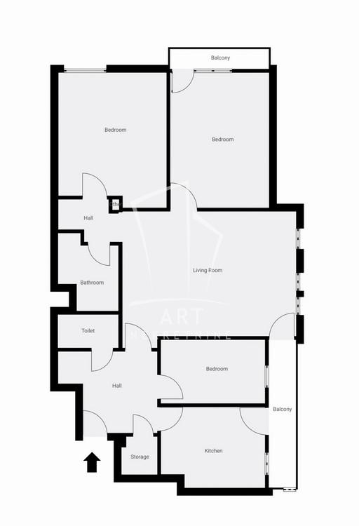 Slika 1 - Južni Bulevar, Troiposoban stan na prodaju, 81m2, 275.400€