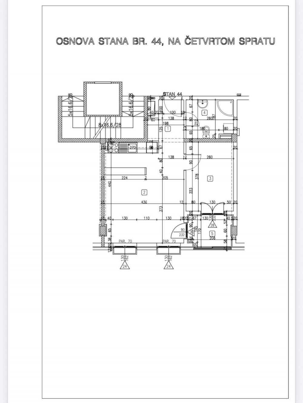 Slika 7 - Jurija Gagarina, Dvosoban stan na prodaju, 48m2, 215.000€