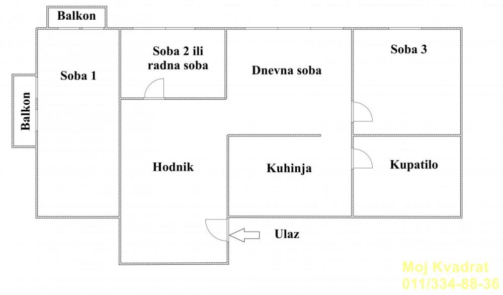 Slika 7 - Trosoban stan na prodaju, 54m2, 189.000€