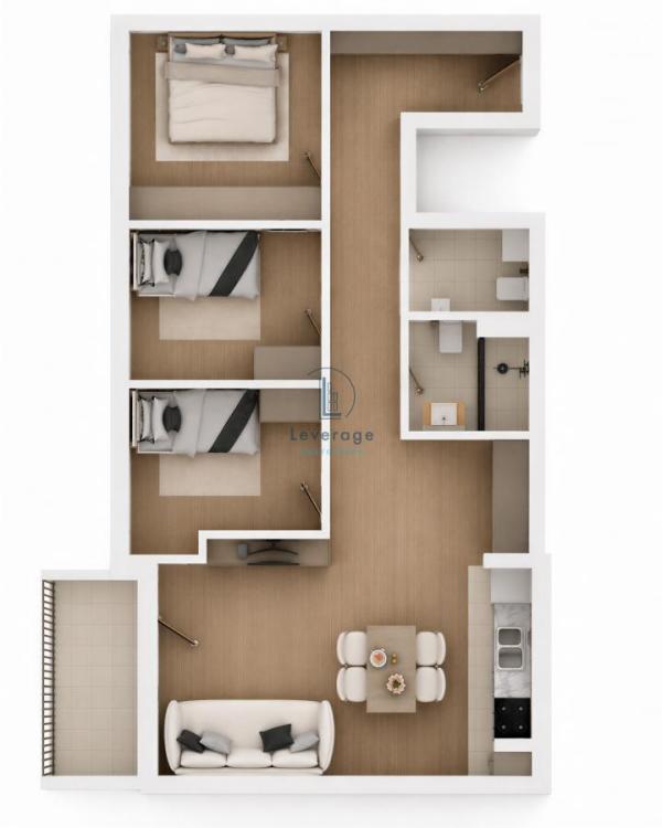 Slika 1 - Četvorosoban stan na prodaju, 75m2, 235.063€