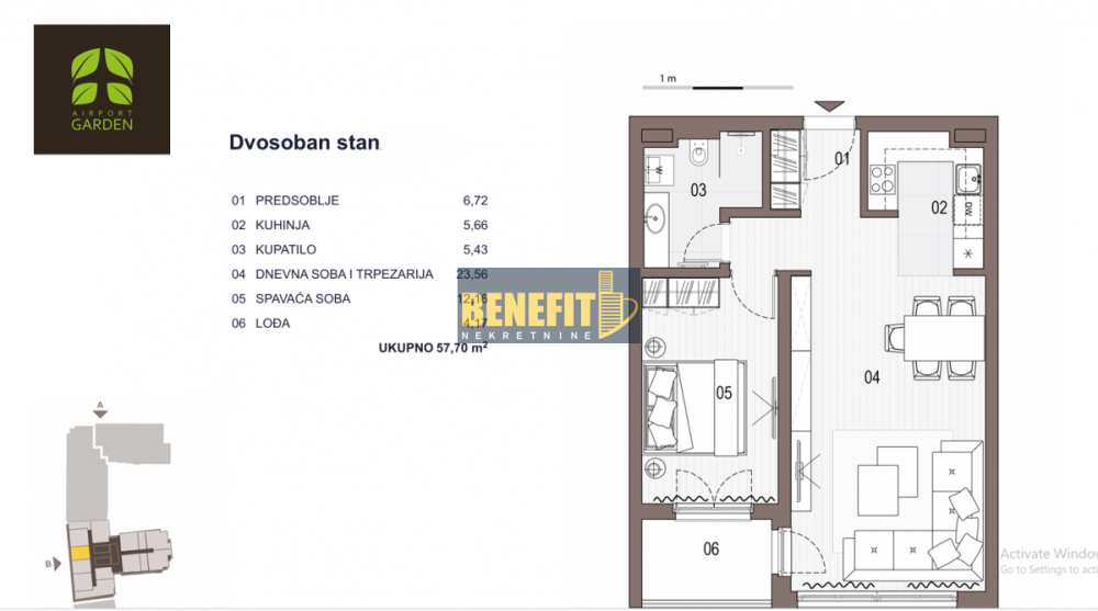 Slika 11 - Dvosoban stan na prodaju, 58m2, 261.000€